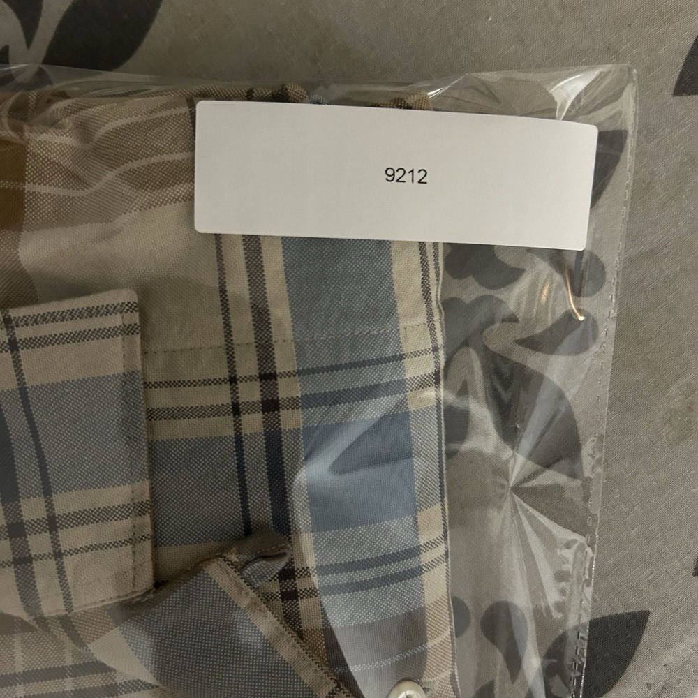 Billy Reid Shirt Mens L Plaid Loop Collar Camp Oxford Muscle Shoals MSL ALA - Picture 16 of 16